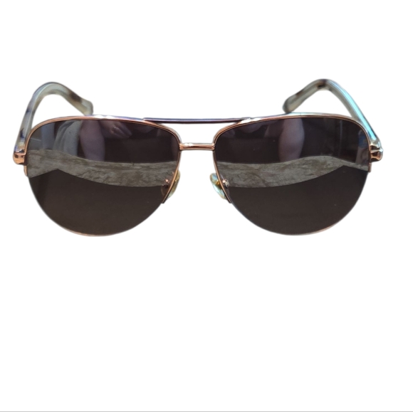 😎 Kate Spade Bethann Aviator Gold Sunglasses - Picture 2 of 7